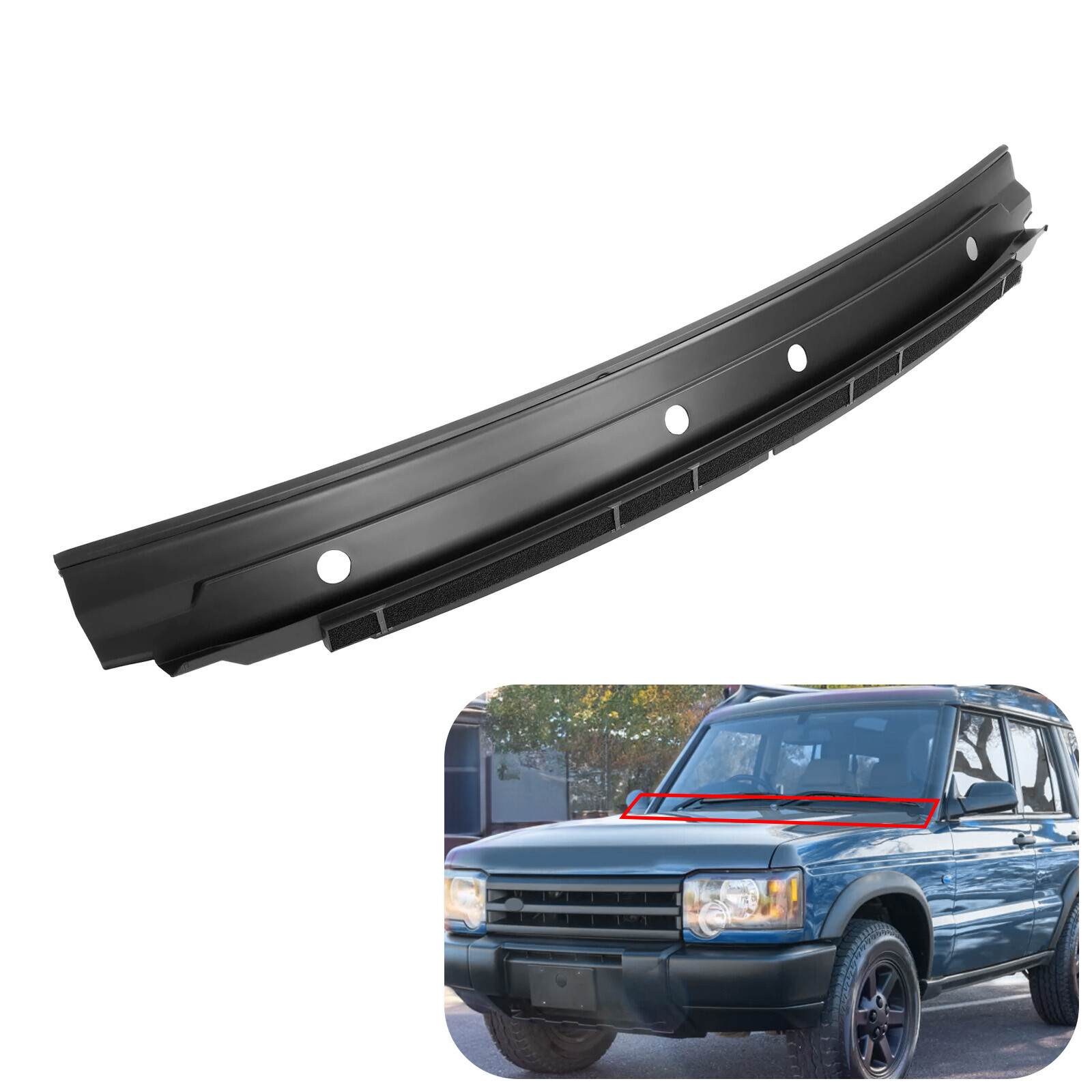 FOR LAND ROVER DISCOVERY 2 II 99-04 WINDSHIELD COWL MOLDING WIPER PANEL COVER