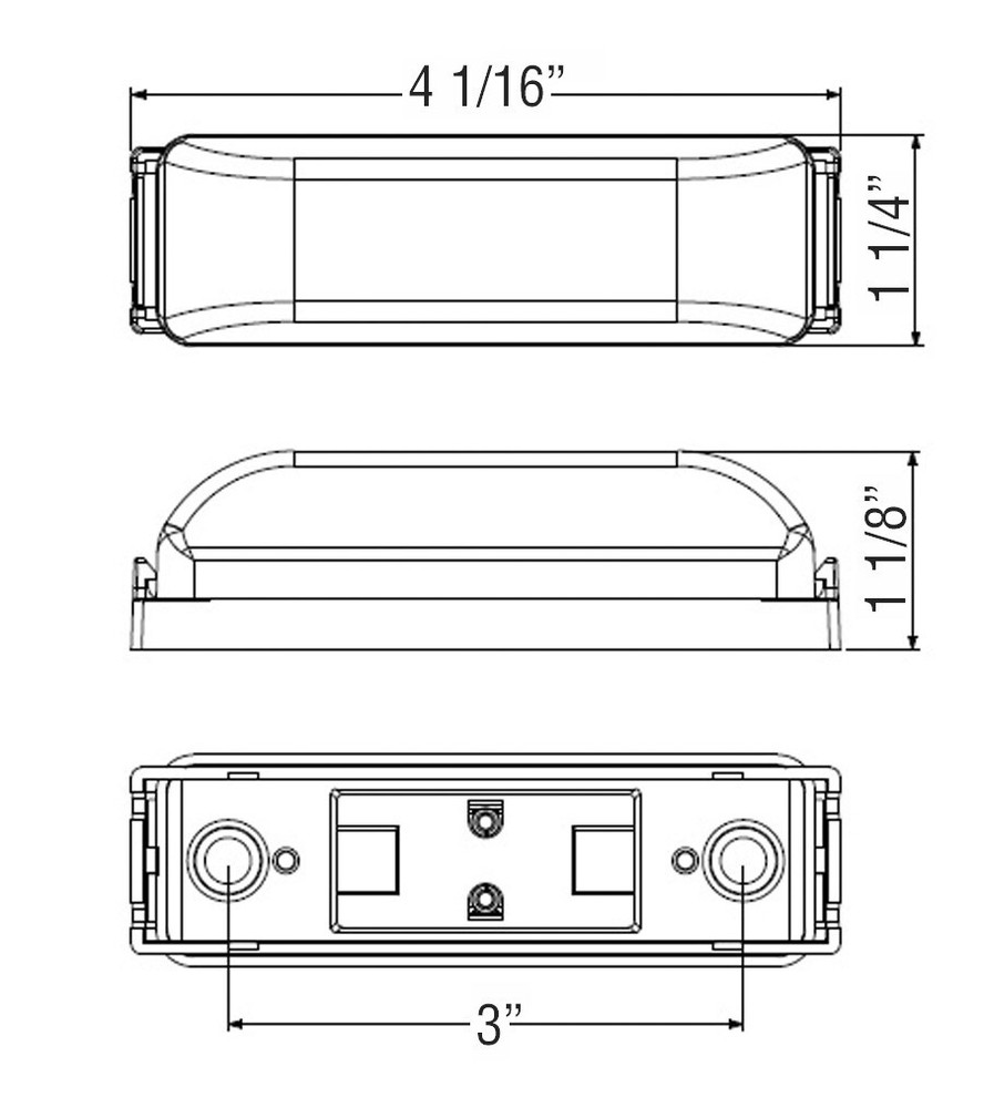 Optronics MCL63ABP MCL63 Series LIGHTS-INTERIOR RV