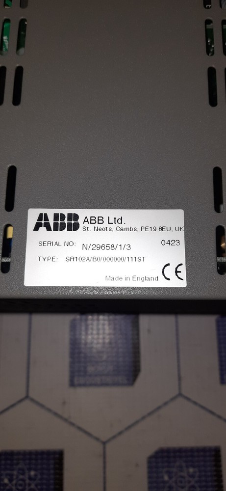 ABB COMMANDER SR100 STRIP CHART RECORDER SR102A-B0