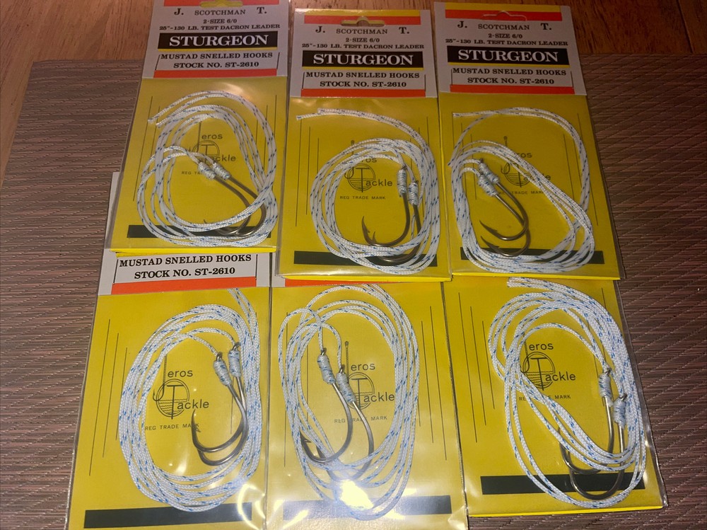 Jeros Sturgeon Smelled Hooks 6/0.  X 6