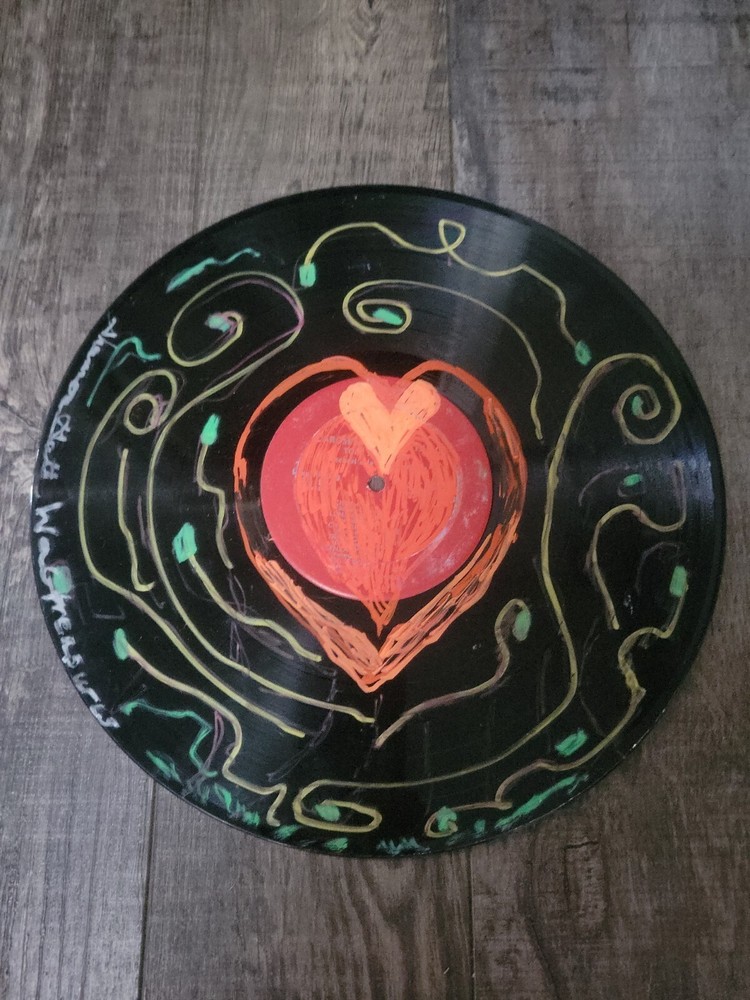 Handpainted 12"vinyl Record