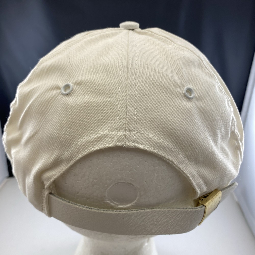 MULLIGANS PRO TEAM WESTFIELD WHITE EMBROIDERED GOLF HAT / CAP STRAPBACK ROPE