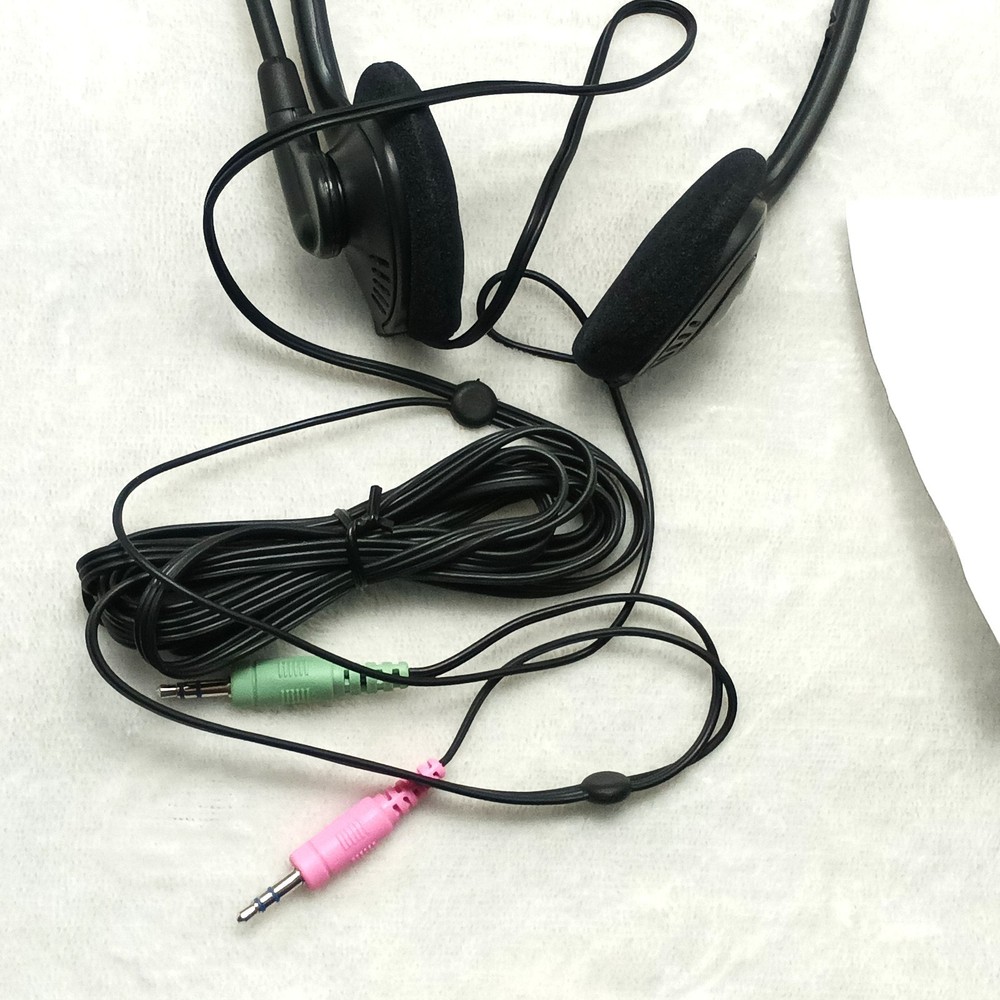 AC-200 3.5MM Plug Stereo Speech Headset Boom Mic School Class