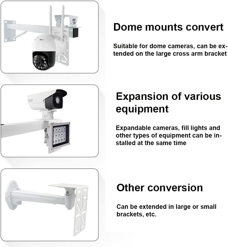 L-Shape Dome Camera Bracket,Universal Wall Ceiling Mount Bracket for Security CC