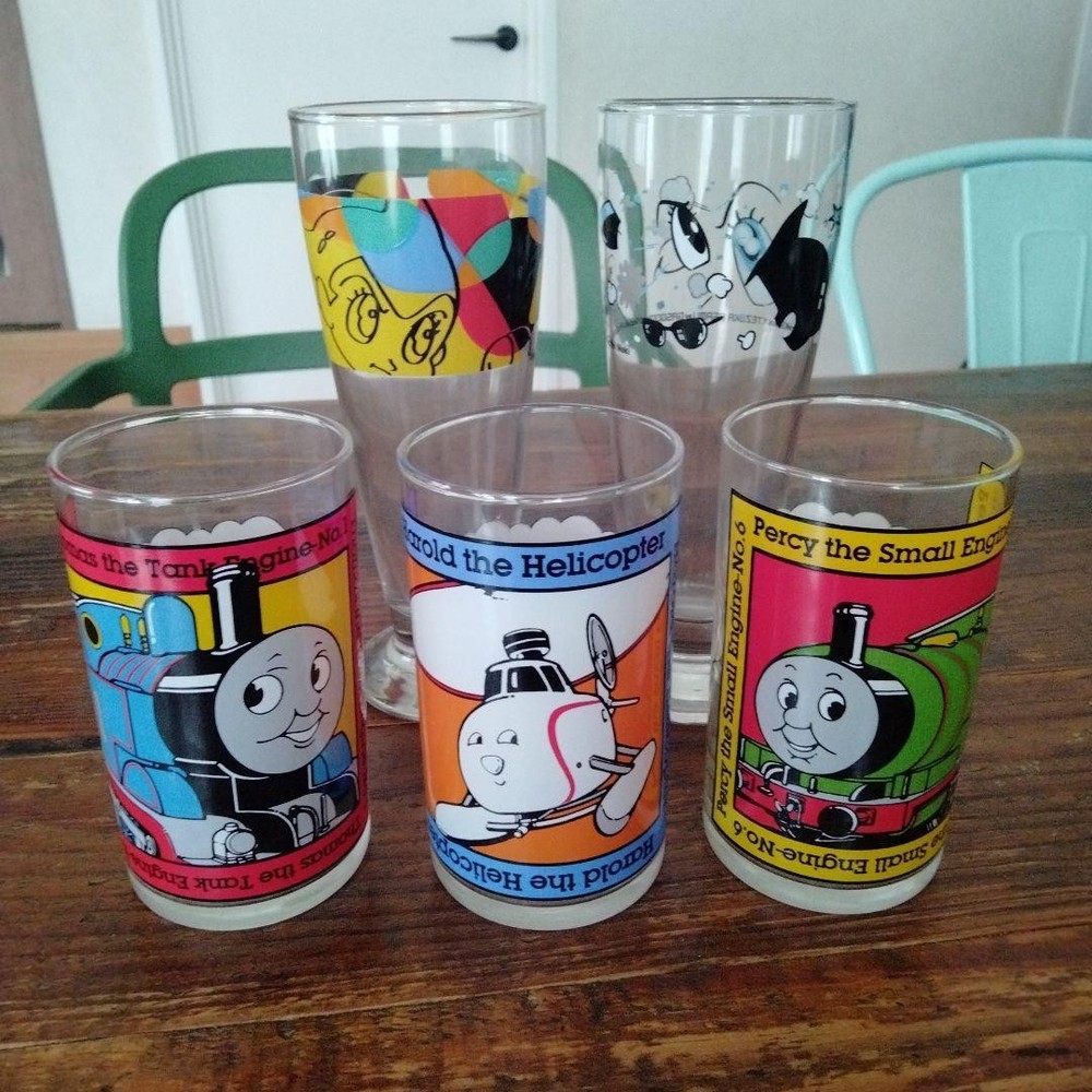 Thomas the Tank Engine Astro Boy Retro Glass Set