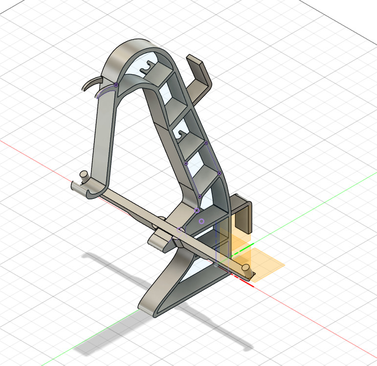 Sega Genesis/Mega Drive Model 2 Display Stand -- 3D Printed