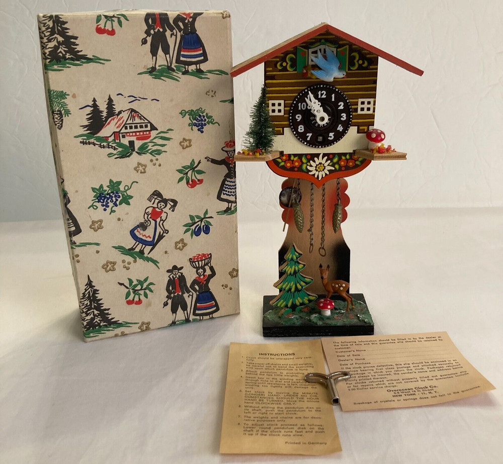 Over Ocean  minature clock