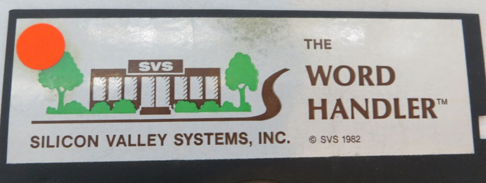 THE WORD HANDLER 5.25" Floppy Disk vintage computer software disc SVS 1981 apple
