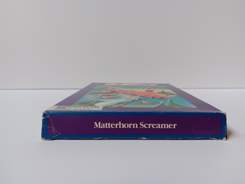 Commodore 64/128 Matterhorn Screamer Computer Software Tested/Works Box Damage