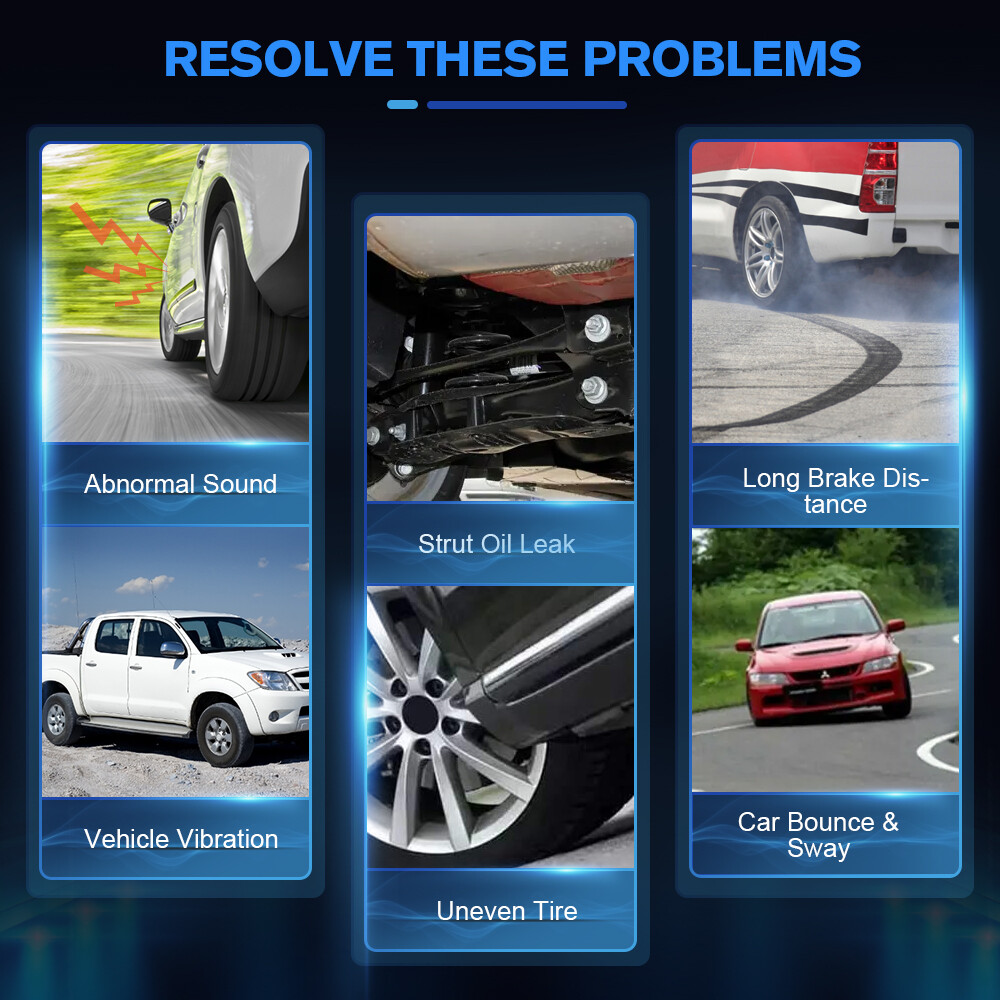 For 2011-2015 Dodge Durango Front Pair Complete Struts Spring and Mount Kits