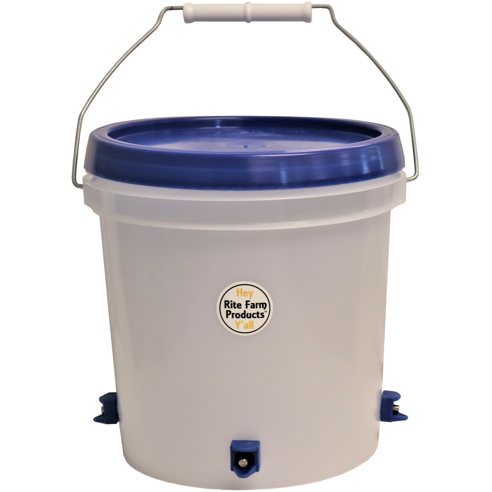 1 GAL AUTOMATIC WATERER 4 HORIZONTAL SIDE MOUNT NIPPLE DRINKER CHICKEN POULTRY