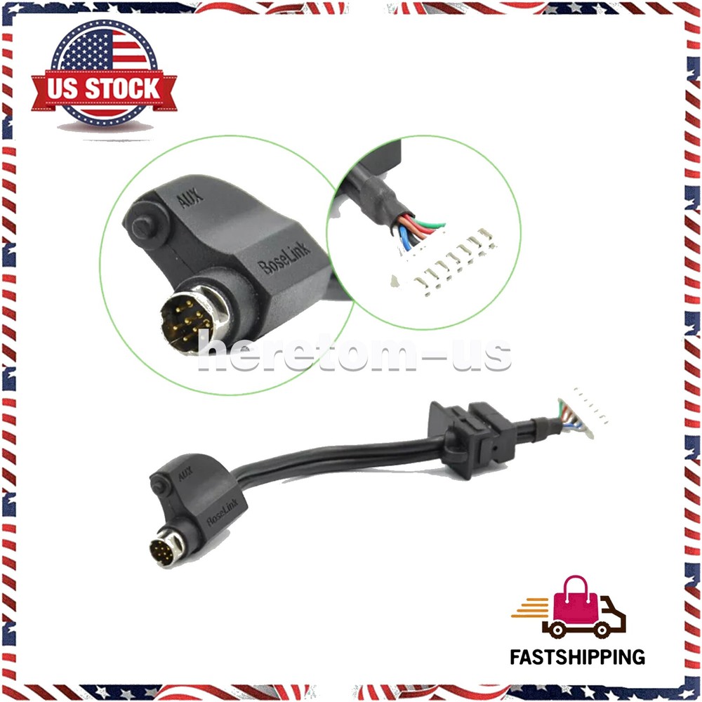 BOSE BoseLink 9-pin Black Cable FOR Bose-Wave Music System Multi-CD 3 CD Changer