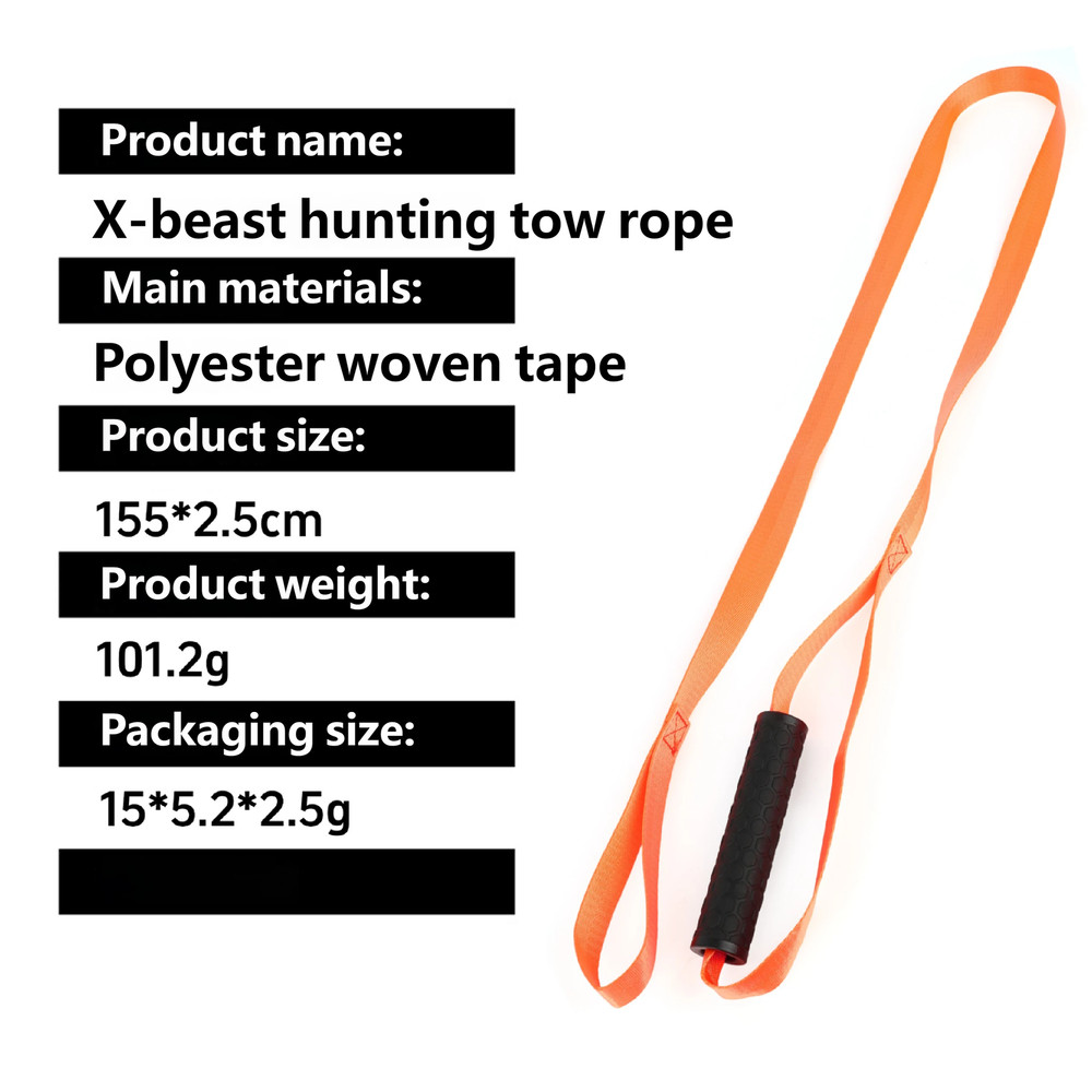 Deer Drags Rope Dragging Pull Deer Strap Carrier Training Beginner Target Hunt