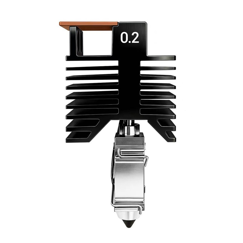 2-High Flowrate 3D Printer Hotend Kit Ceramic Block 0.2mm For Snapmaker U1