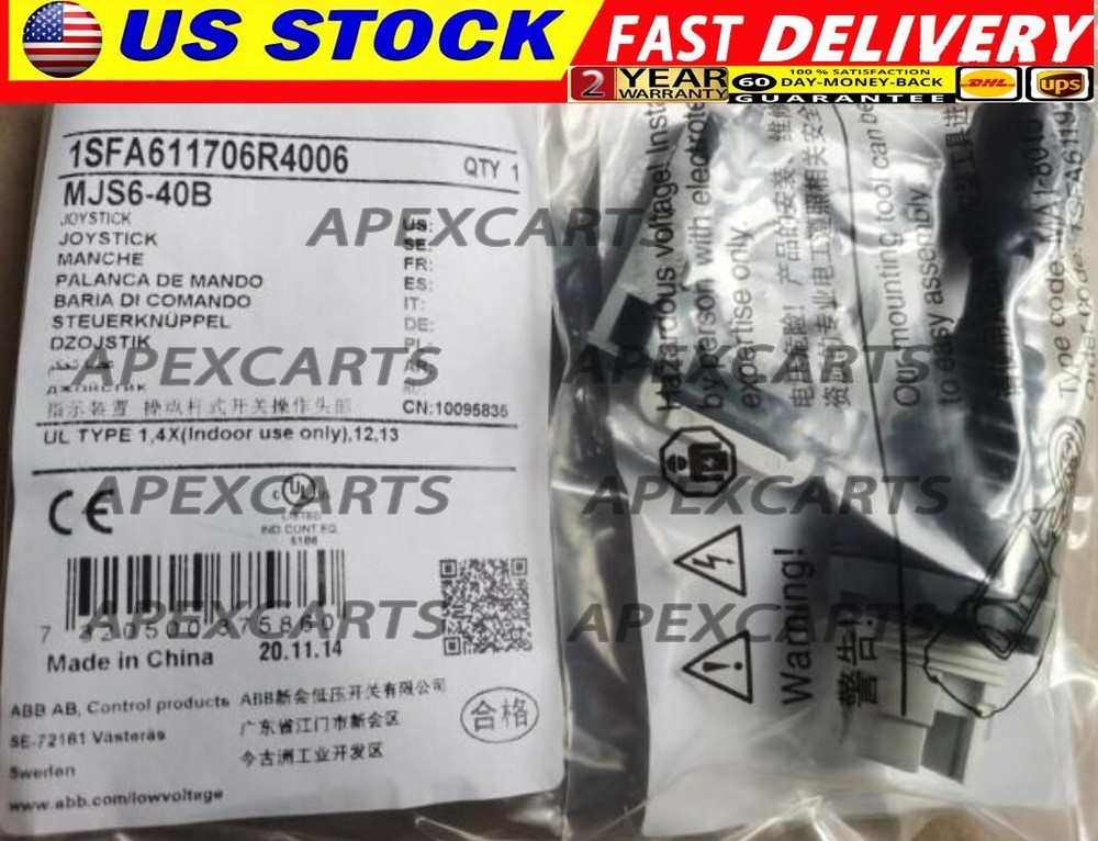 1pcs ABB Joystick Switch Handle MJS6-40B