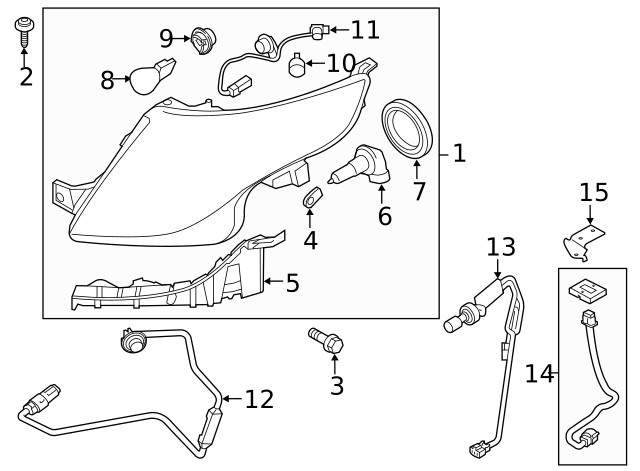 Genuine Ford Socket & Wire DB5Z13A006A