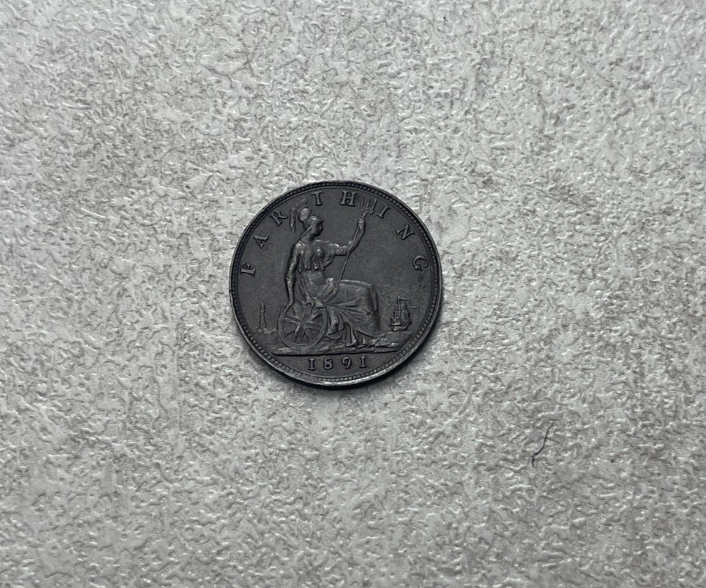 1891 Great Britain 1/4 Penny Farthing L2