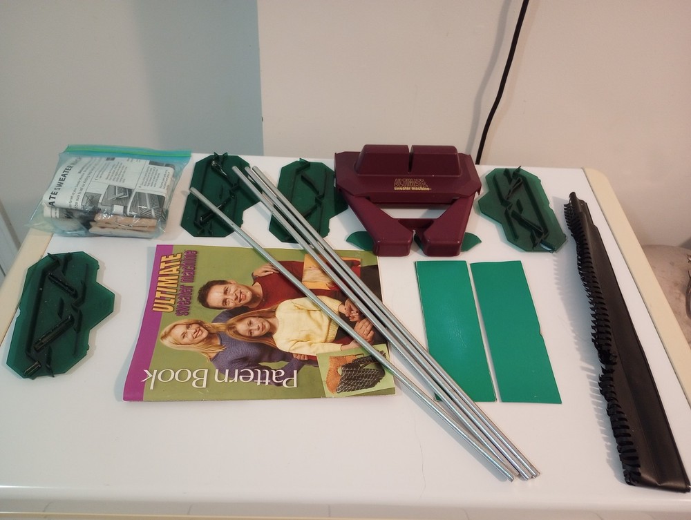 Ultimate Sweater Machine Knitting System Fast & Easy Knitting Preowned