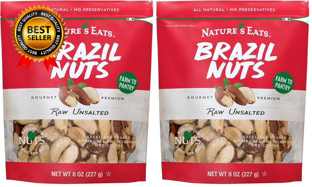 Brazil Nuts 8 Oz (Pack of 2)