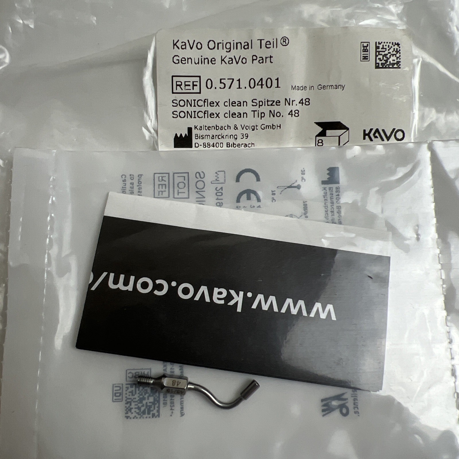 Authentic Kavo Sonicflex Clean Tip, #48 Original Teil 571.7401