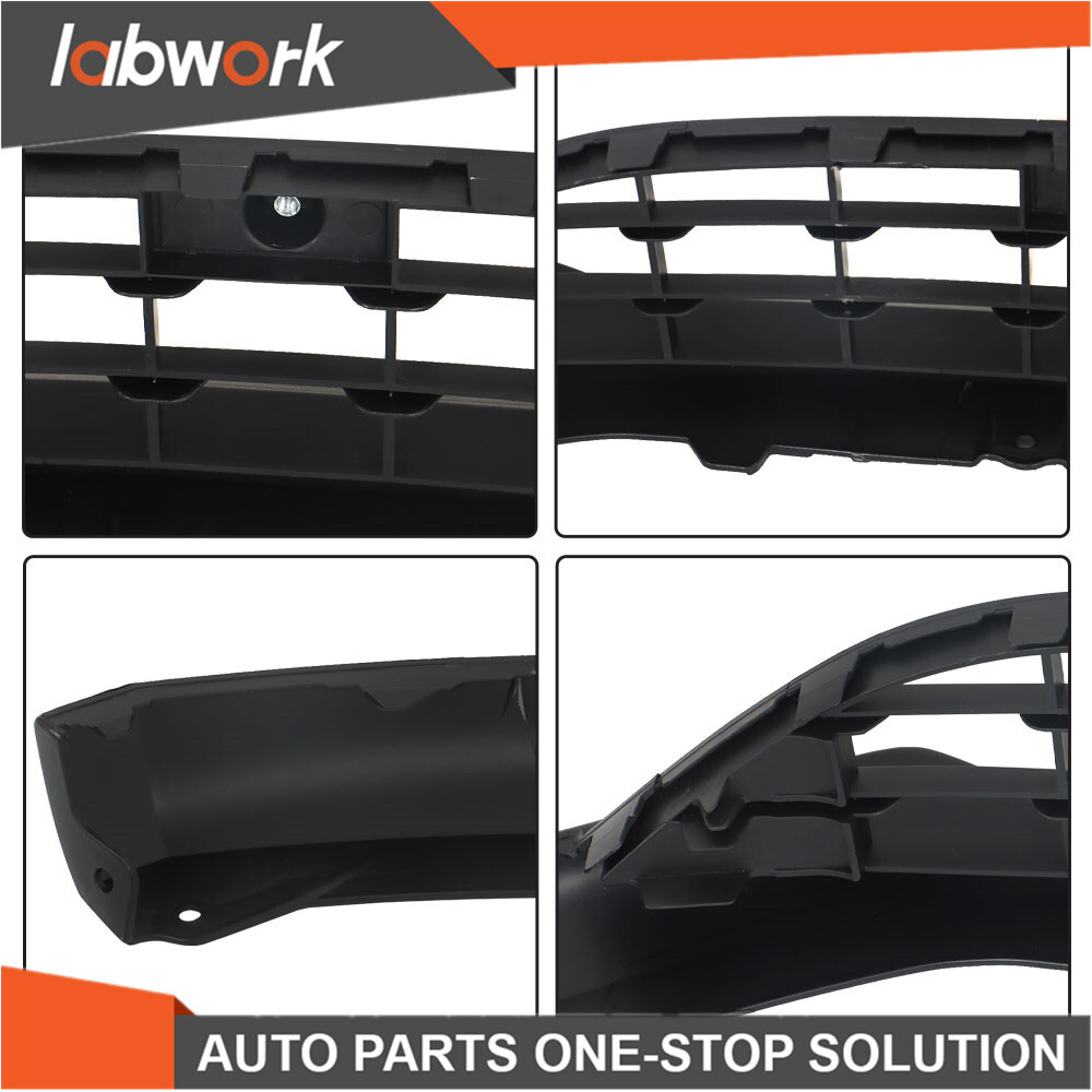 Labwork Front Bumper Lower Valance Panel Grille Grill For 2015-2018 Ford Focus