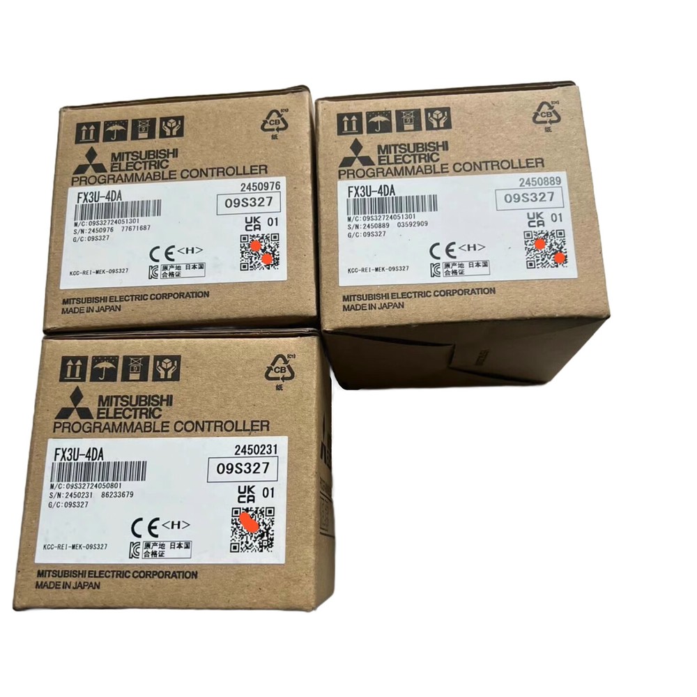 1pcs Mitsubishi FX3U-4DA PLC Module
