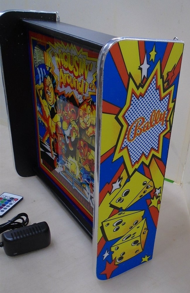 Bally Mousin Around Pinball Head LED Display light box