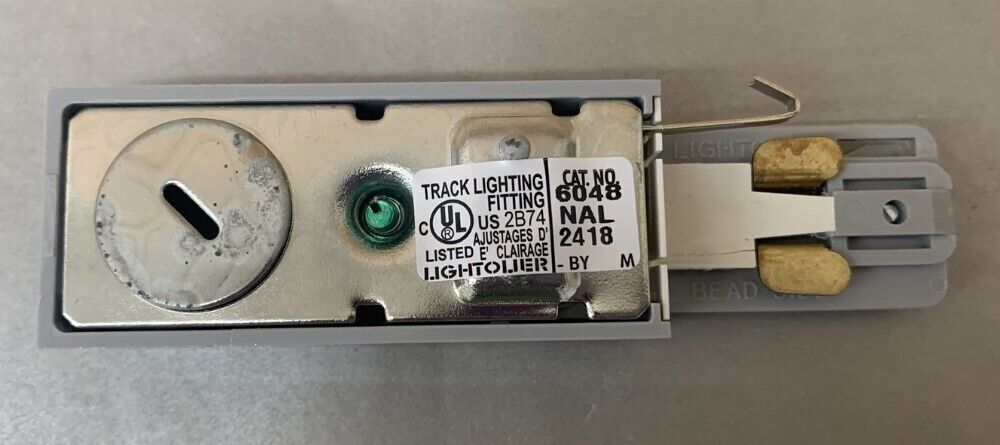 Philips 6048NAL Basic Lytespan Aluminum Track Accessory Single Circuit Live End