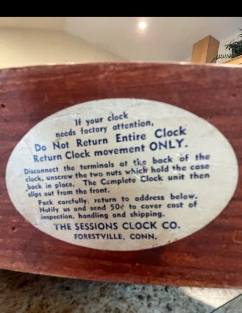 Mid-Century sailboat Clock
