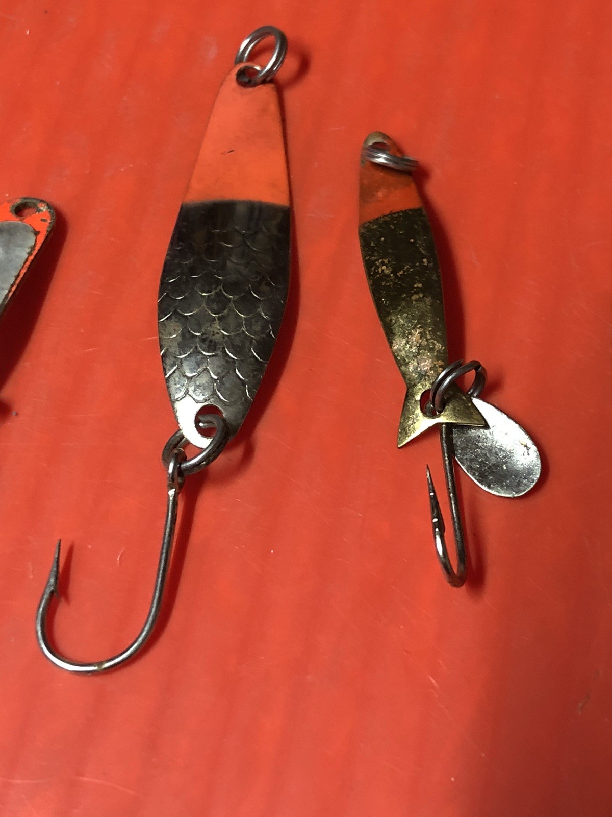 Fishing Lures Lot. Rooster Tail, MEPPS, Triple Teaser, Bolo, Pflueger, Hus Lure