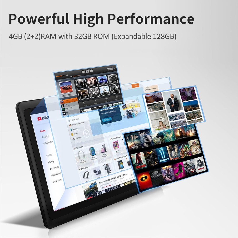 Seven Inch Android Tablet WiFi Bluetooth IPS Touchscreen Tablet Green