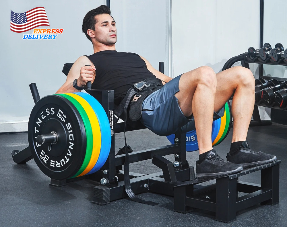 Glute Bridge Plate Loaded Hip Thrust Machine for Butt Shaping & Building Muscles