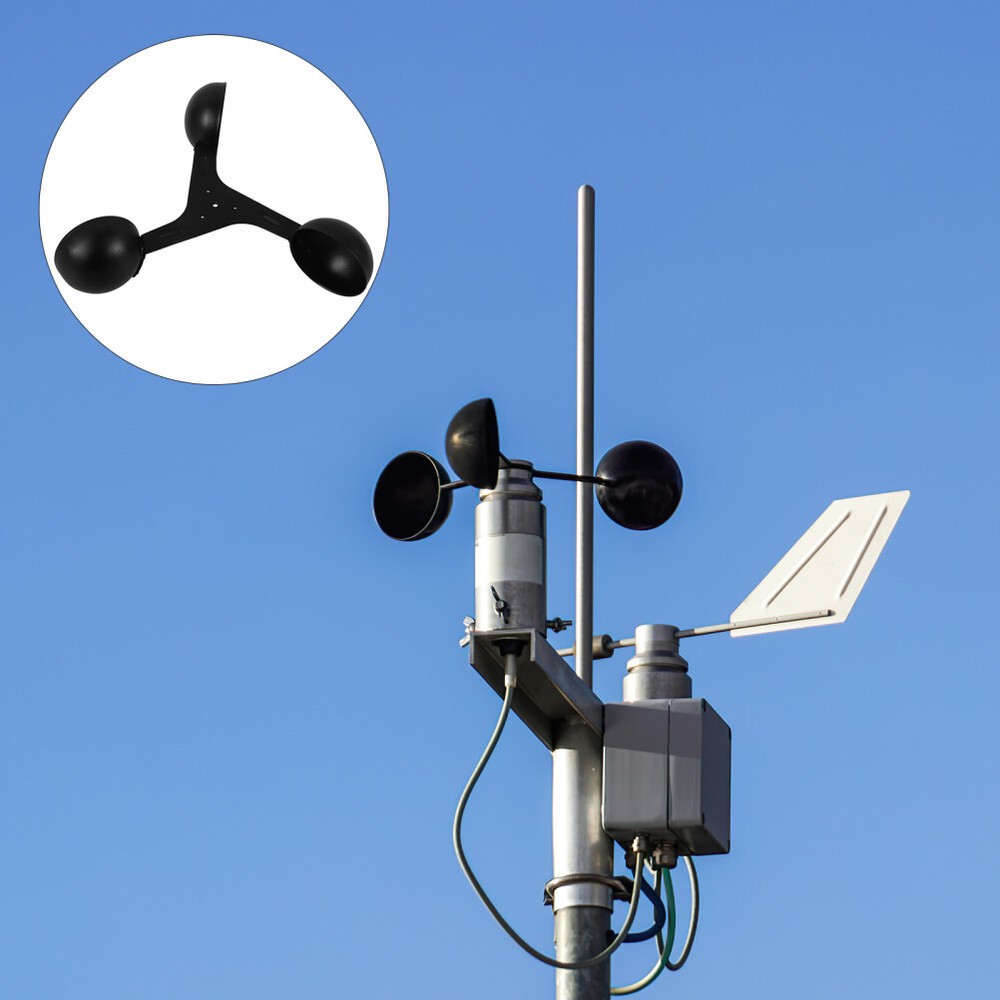 Wind Speeds Meter Wind Meter Anemometer Cup Wind-Speed Sensor Replacement US