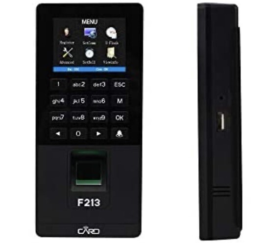 Biometric Fingertip Recognition Time Attendance Employee Checking-in Payroll Rec