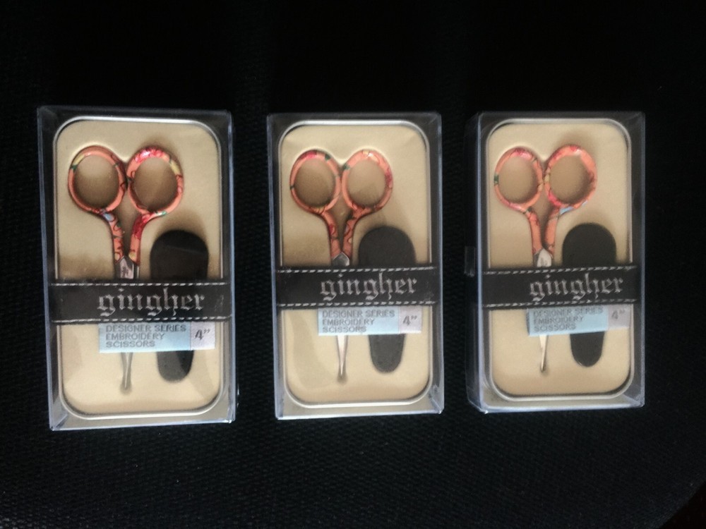 Gingher Designer Scissors ~ BIANCA ~ 8" - 5" OR 4" NIB!!!!!