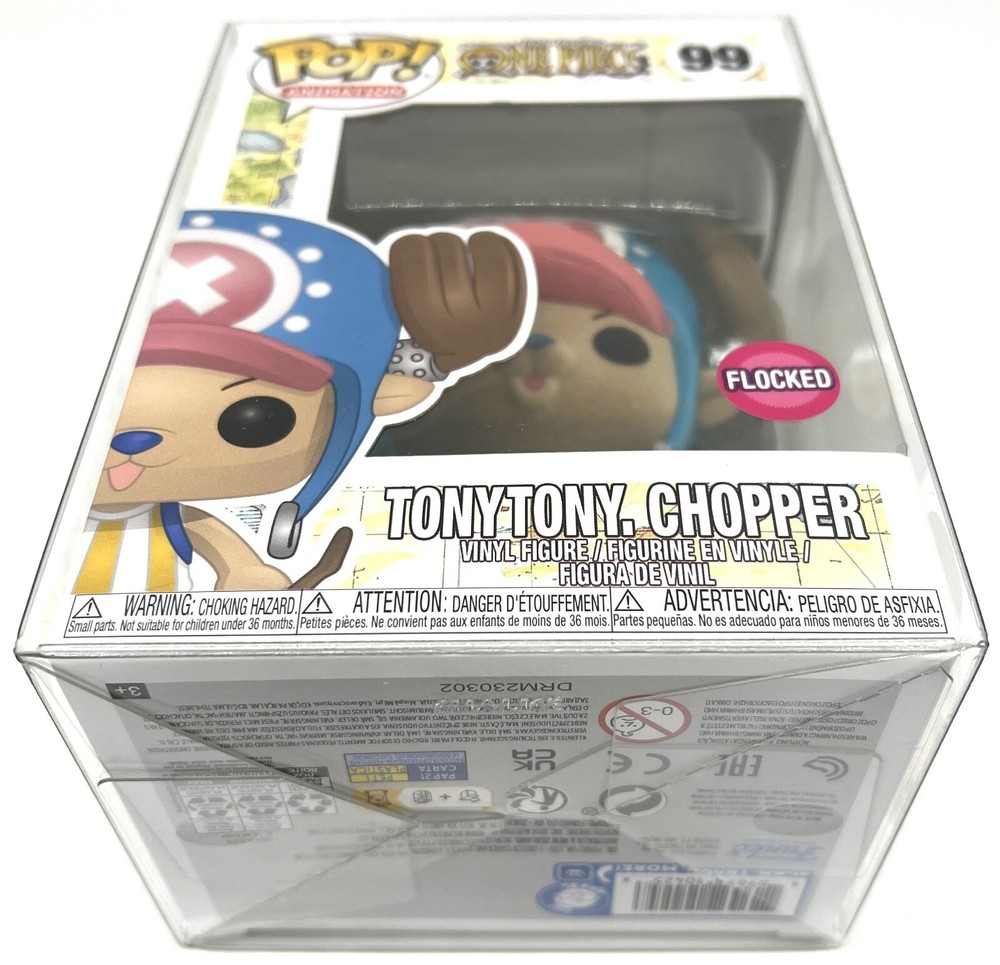 Funko Pop! One Piece Chopper Flocked #99 with POP Protector
