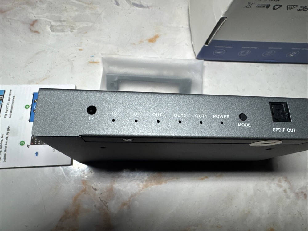 Video Wall Controller 12 Mode HDMI/USB-C 4K Input TV Wall Controller/Proces 2x2