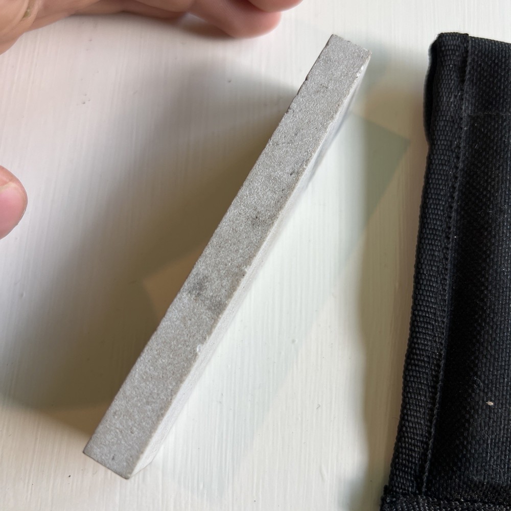 BSA Cub Scouts Issued Smith’s 4” Medium Natural Sharpening Whetstone & Pouch 236
