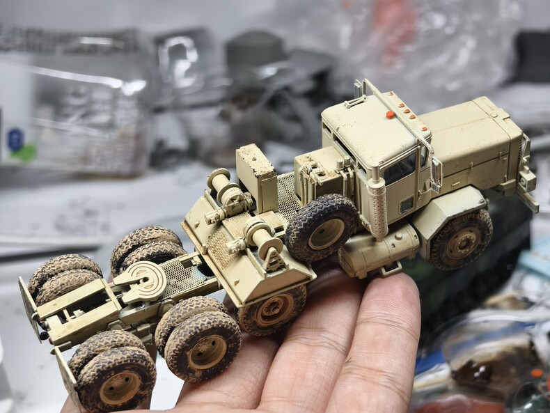 1/72 US Army M911 Trailer Desert Finished Model
