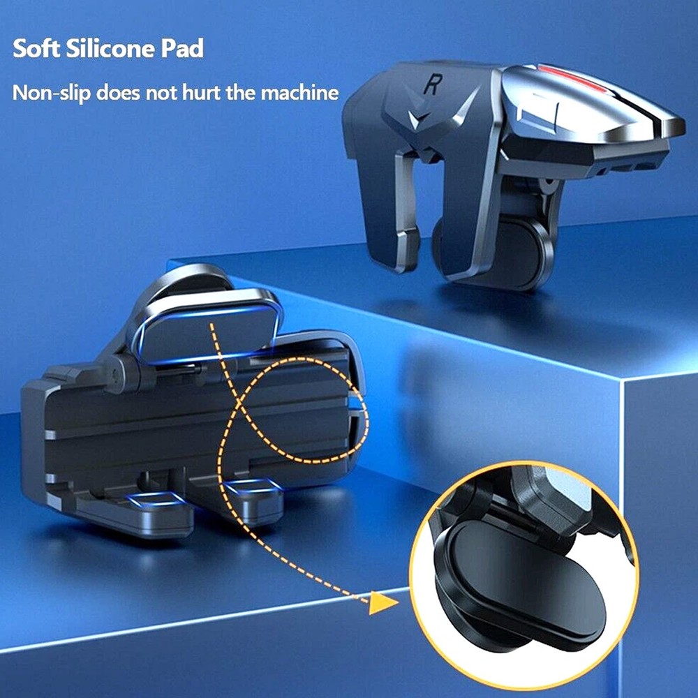 2PCSMobile Phone Game Controller Gamepad Joystick Fire Trigger Button For PUBGrp