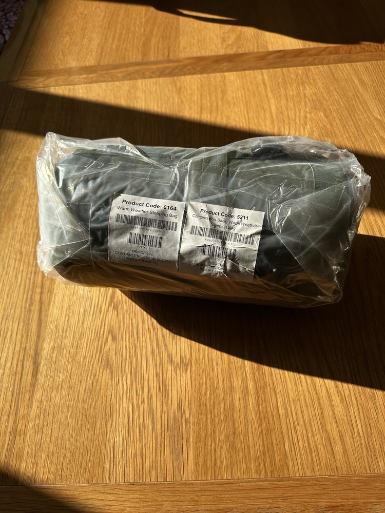 British Army Jungle Sleeping Bag with Compression Sack Lightweight