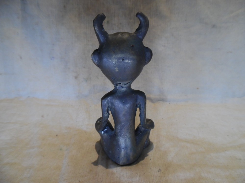 Bronze Devil Figurine Sculpture