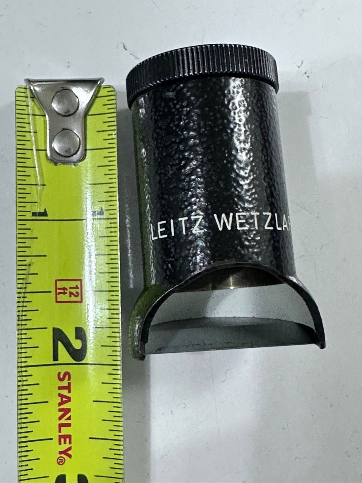 LEITZ WETZLAR Germany 8x Loupe Scale Measuring Magnifying Glass