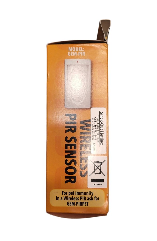 Napco GEM-PIR Wireless PIR Sensor Transmitter