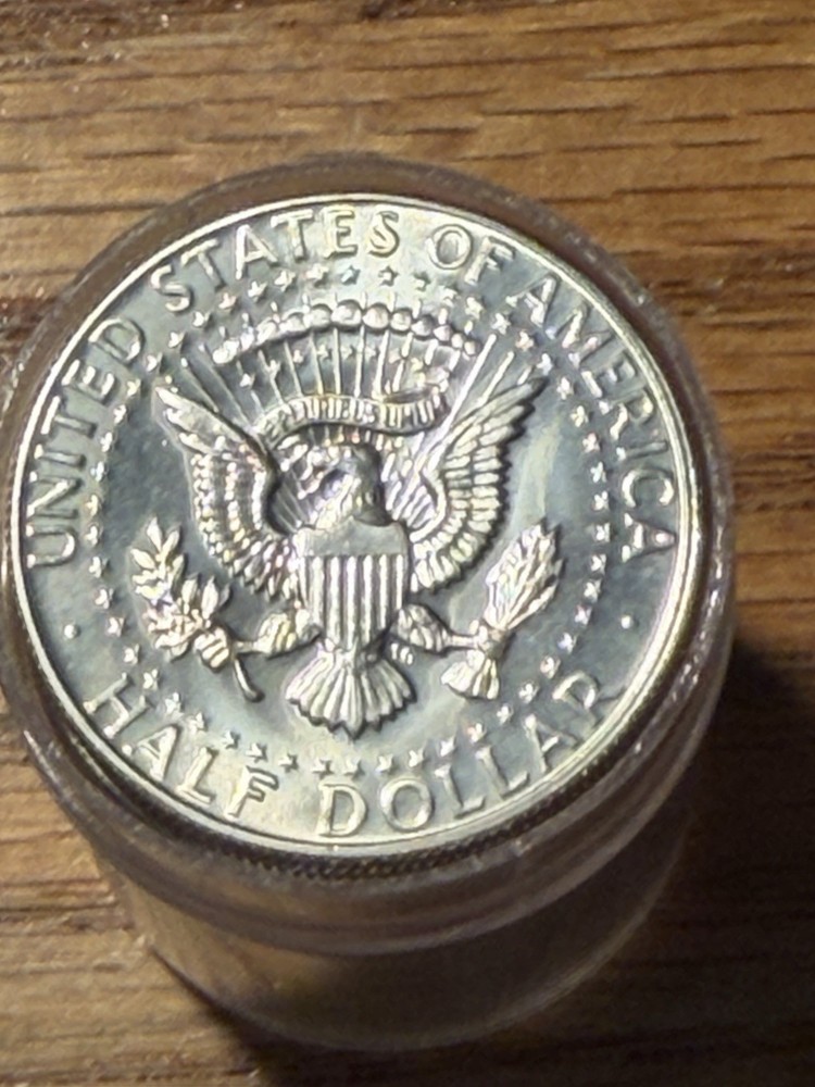 1966 Silver Kennedy Half Dollar BU MS++++ Amazing Smooth Original Roll 40%