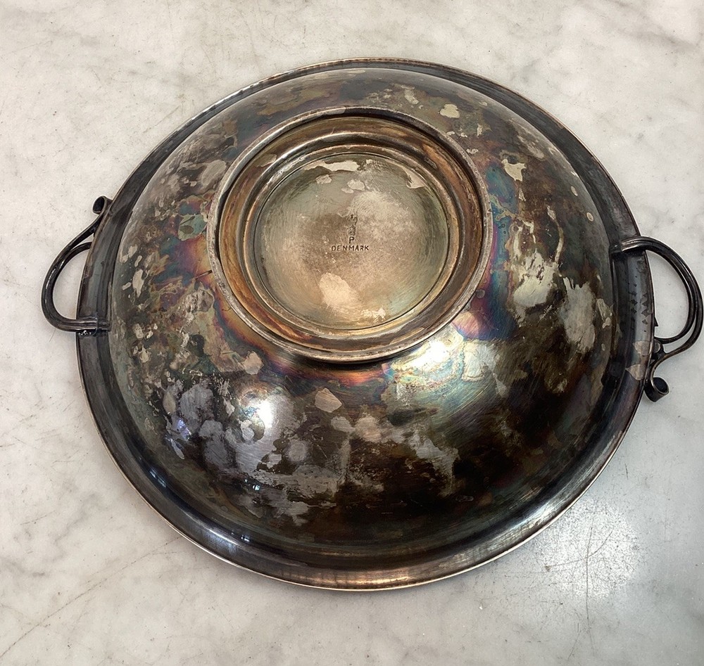 Vintage Danish Silver Plated Bowl Denmark