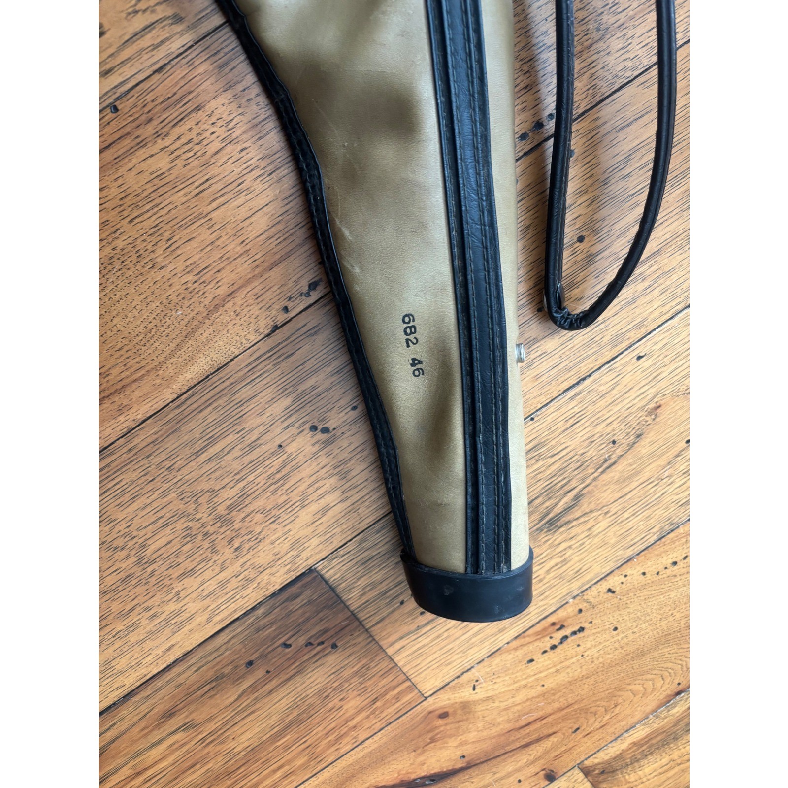 Vintage Western Tooled Leather Long Gun Rifle Shotgun Case Bag Western Style