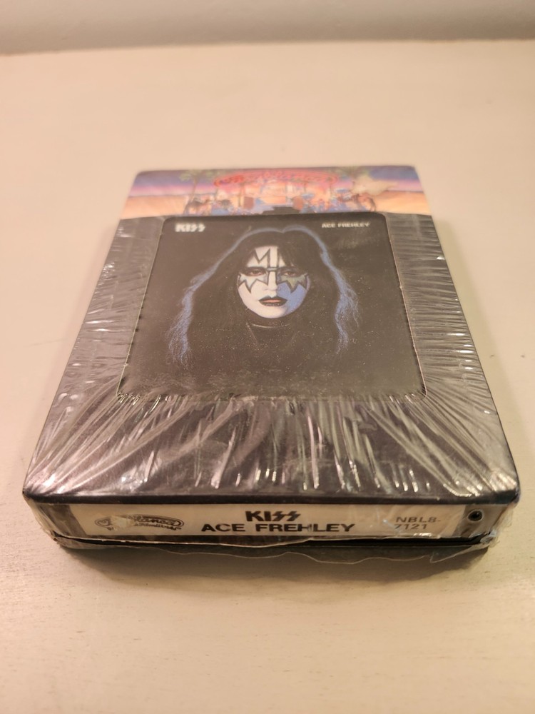 KISS RARE Ace Frehley Vintage 1978 Casablanca Sealed 8-Track Aucoin NBL8-7121 VG