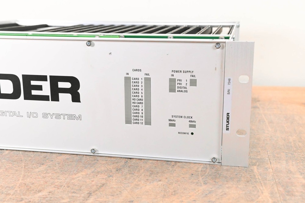 Studer D21m Modular I/O System with Madi HD Link Card CG01BZU