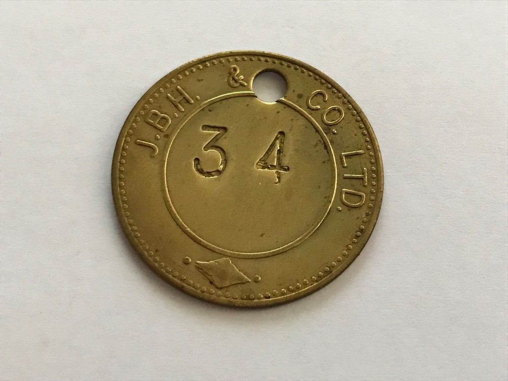 Original J.B.H & Co LTD Token 34